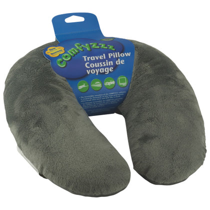 TRAVEL PILLOW ASSORTED COLORS REMOVABLE OUTER COVER