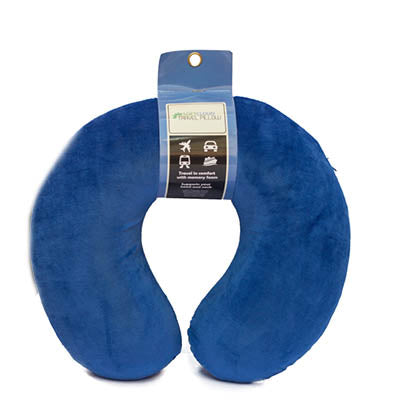 TRAVEL PILLOW SOFT CLOUD BLUE