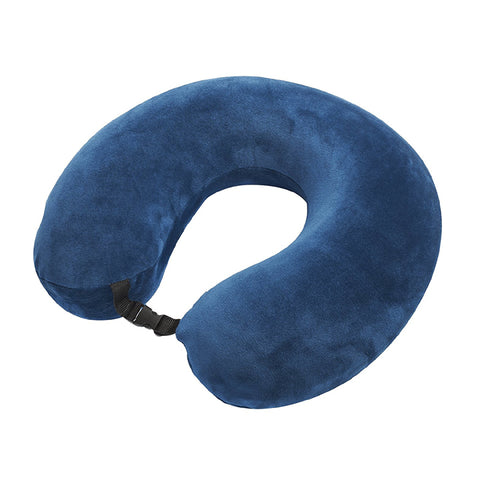 TRAVEL PILLOW MEMORY FOAM R.BLUE ROYAL BLUE