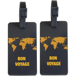 LUGGAGE TAG NEON EARTH TANGERI NAME TAG SET OF 2