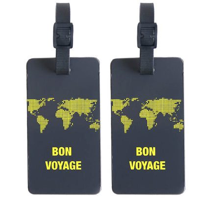 LUGGAGE TAG NEON EARTH LIME