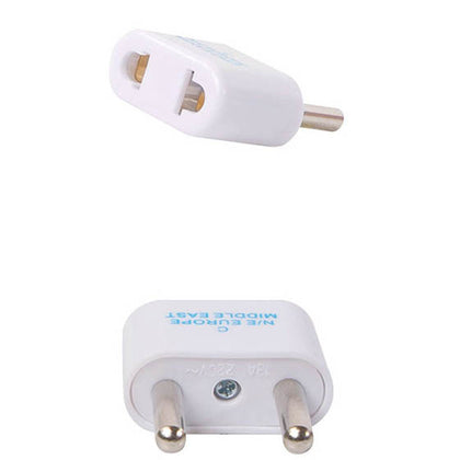 TRAVEL ADAPTER 2P MIDDLE EAST EAST EUROPE PL 4.8MM TO UNI JACK