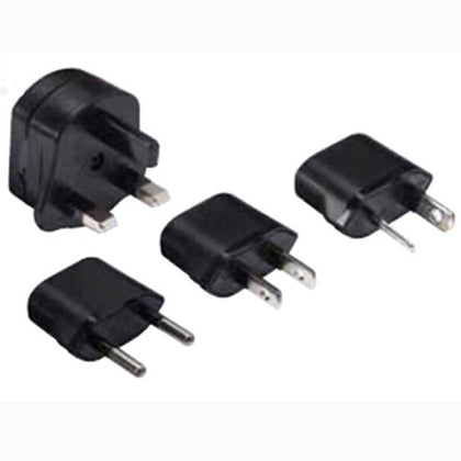 TRAVEL ADAPTER PLUG 4PCS SET N.AMERICA EUROPE AUSTRALIA UK