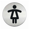 PICTOGRAM-WOMEN'S WC SYMBOL WITH ADHESIVE PADS