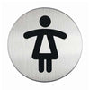 PICTOGRAM-WOMEN'S WC SYMBOL WITH ADHESIVE PADS