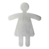 PICTOGRAM-WOMEN'S WC SYMBOL WITH ADHESIVE PADS