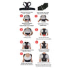BACK POSTURE BELT MAGNETIC MED SIZE 29-36IN WAIST