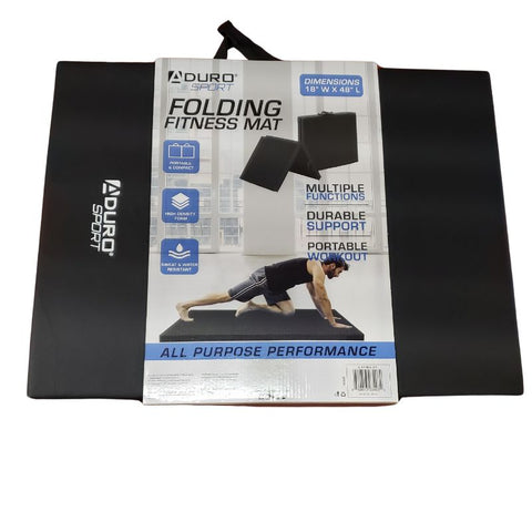 FITNESS FOLDING MAT 18 X 48IN HIGH DENSITY FOAM