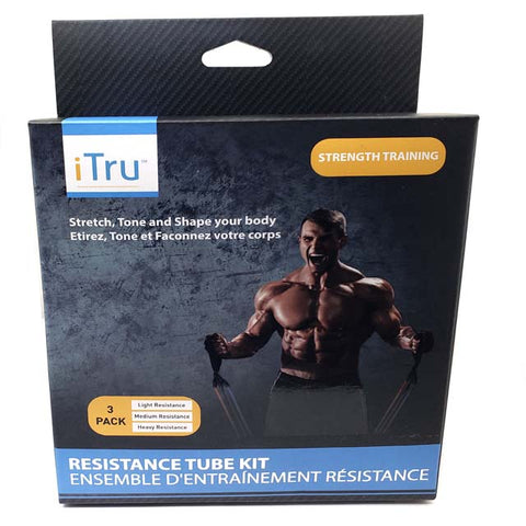 RESISTANCE TUBE 3PCS/KIT LIGHT/MEDIUM/HEAVY RESISTANCE