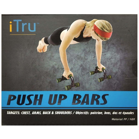 PUSH-UP BARS ASSORTED COLORS 1PAIR/SET