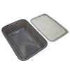 FOOD CONTAINER 1 COMPARTMENT MICROWAVE SAFE PLAST GREY