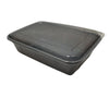 FOOD CONTAINER 1 COMPARTMENT MICROWAVE SAFE PLAST GREY