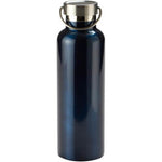 WATER BOTTLE 750ML STAINLESS STEEL DOUBLE WALL BLUE