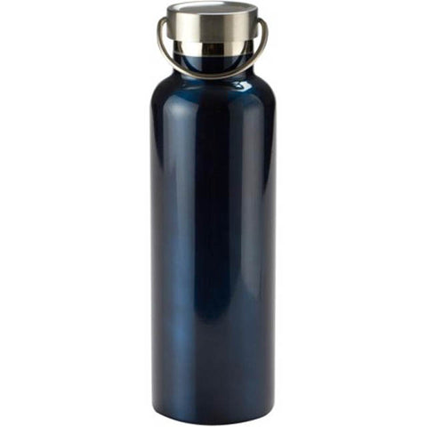 WATER BOTTLE 750ML STAINLESS STEEL DOUBLE WALL BLUE