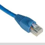 PATCH CORD CAT5E BLU 1FT SNAGLESS BOOT