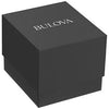 BULOVA WOMEN'S BLACK LEATHER WATCH