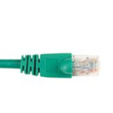 PATCH CORD CAT6 GRN 1FT SNAGLESS BOOT