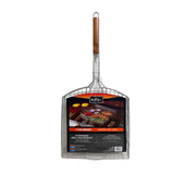 GRILLING BASKET OVERSIZED 13X12X2.25IN W/HANDLE