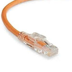 PATCH CORD CAT6 ORG 2FT SNAGLESS BOOT