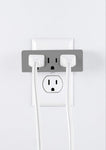 WALL TAP 3-OUTLET GREY