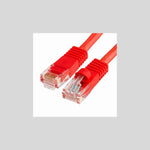 PATCH CORD CAT6 RED 25FT SNAGLESS BOOT