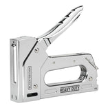 STAPLE GUN HEAVY DUTY STEEL WITH 1/4 3/8 AND 1/2IN STAPLES