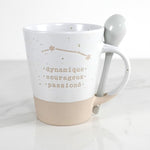 ARIES ZODIAC MUG W/SPOON