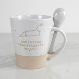 LEO ZODIAC MUG W/SPOON