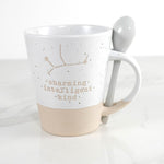 VIRGO ZODIAC MUG W/SPOON