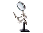 HELPING HAND W/MAGNIFYING GLASS 1.5X MAGNIFICATION