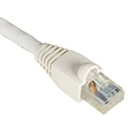 PATCH CORD CAT5E WHT 4FT SNAGLESS BOOT