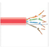 CABLE CAT5E FT4 SOL RED 1000FT UTP 4P/24AWG 350MHZ CMR GIGABASE