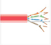 CABLE CAT5E FT6 SOL RED 1000FT UTP 350MHZ CMP PLENUM