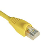 PATCH CORD CAT6 YEL 1FT SNAGLESS BOOT