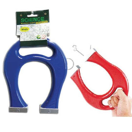 MAGNET HORSESHOE 8IN ASSORTED COLORS