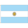 ARGENTINA SOUVENIR FLAG 3 X 5FT