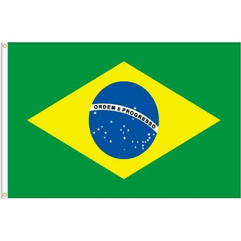 BRAZIL SOUVENIR FLAG 3 X 5 FT