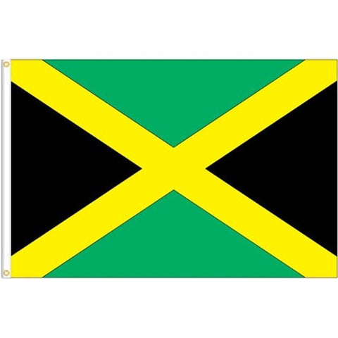 JAMAICA SOUVENIR FLAG 3 X 5 FT