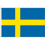 SWEDEN SOUVENIR FLAG 3 X 5FT