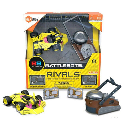 HEXBUG BATTLEBOTS RIVALS HYPERSHOCK AND RUSTY