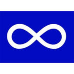 METIS BLUE SOUVENIR FLAG 3X5FT