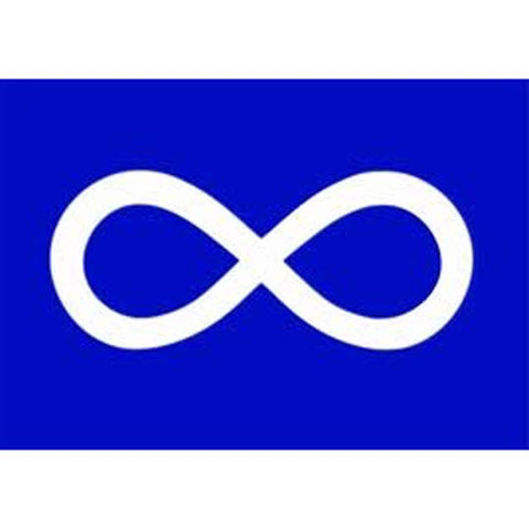 METIS BLUE SOUVENIR FLAG 3X5FT