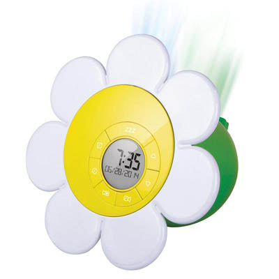 CLOCK ALARM PROJECTION LIGHT DAISY BLOOM
