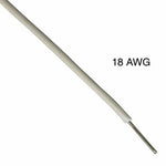 WIRE SOLID 18AWG 100FT WHITE.. TR64 PVC FT1 300V