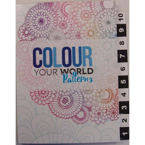 COLOUR YOUR WORLD COLOURING BOOK ASSORTED
