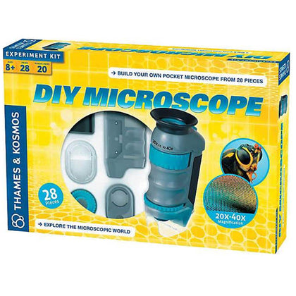 DIY POCKET MICROSCOPE KIT 28PC