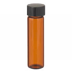 BOTTLE AMBER GLASS 8ML WITH CAP