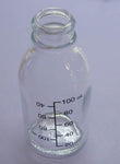 BOTTLE CLEAR GLASS 100ML