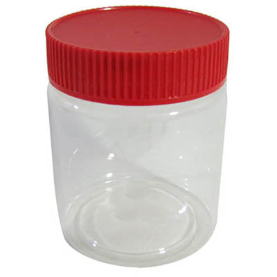 JAR CLEAR 10 OZ. PLASTIC