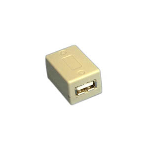 USB ADAPTER A-FEMALE TO A-FEMALE BEIGE